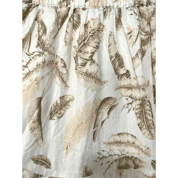 Elan Tiered Boho Feather Full Skirt Medium NWT - Picture 5 of 7